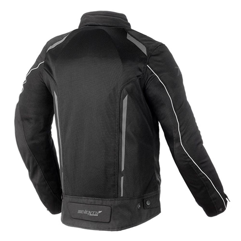 Chaqueta Seventy Sd Jt Verano Touring Hombre Negro Gris