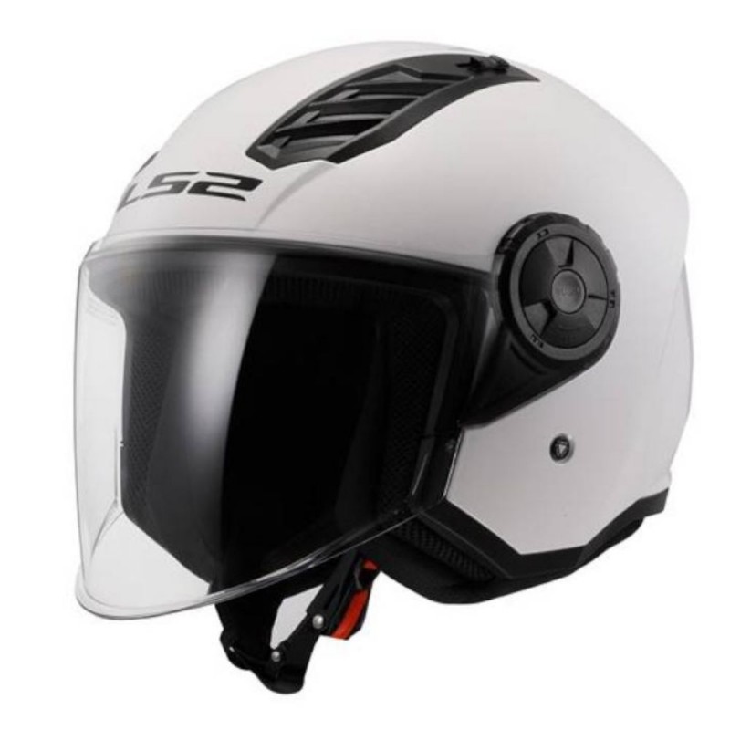 Casco Jet LS2 OF616 Airflow II 22-06 Blanco Brillo