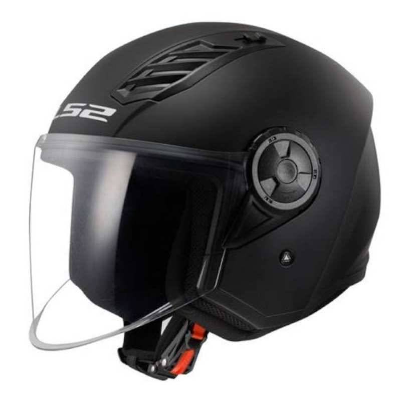 Casco Jet LS2 OF616 Airflow II 22-06 Negro Mate - 