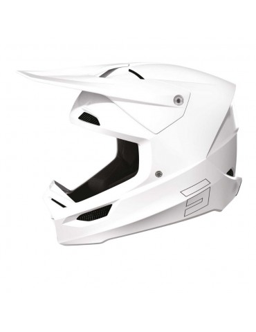SHOT Race Solid white glossy
