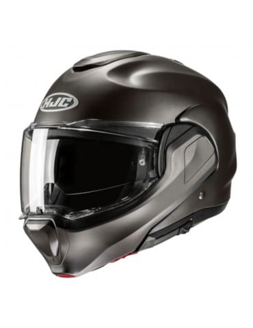 HJC F100 Semi Flat titanio