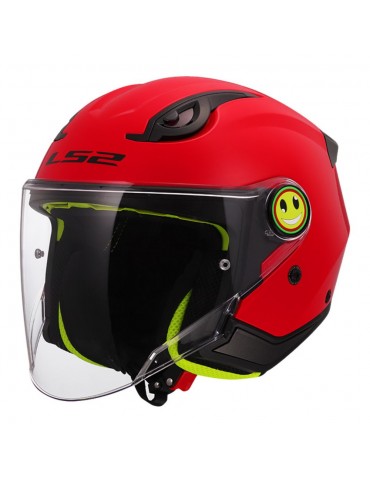 LS2 OF622 Funny II Solid rojo