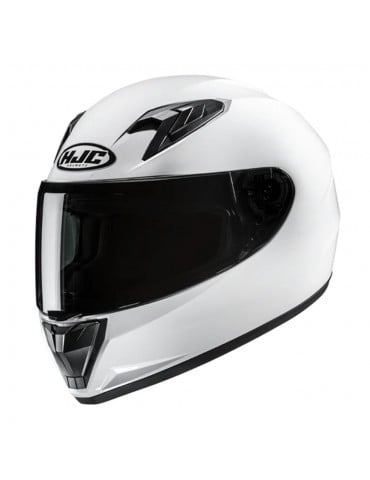 HJC Y10 Solid pearl white
