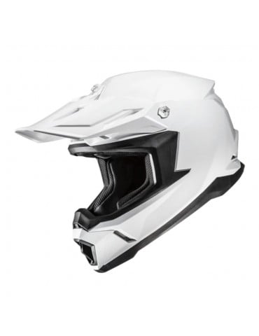 HJC C50 Solid pearl white