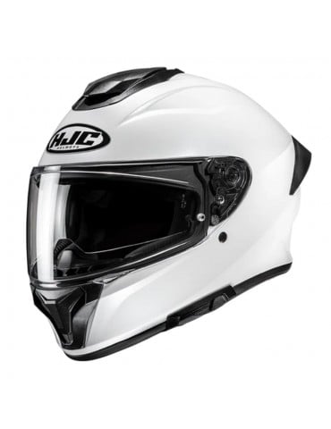 HJC C71 Solid branco pérola