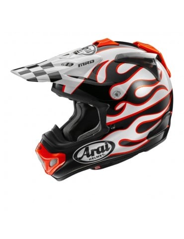 ARAI MX-V EVO Flame blanco