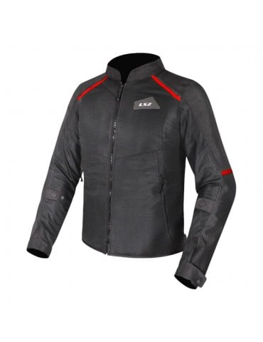 LS2 Breeze noir / rouge