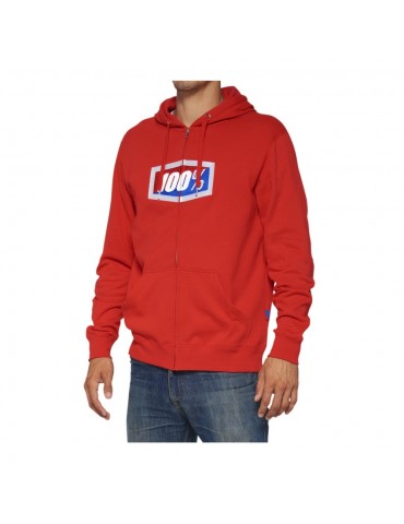 100% Official red