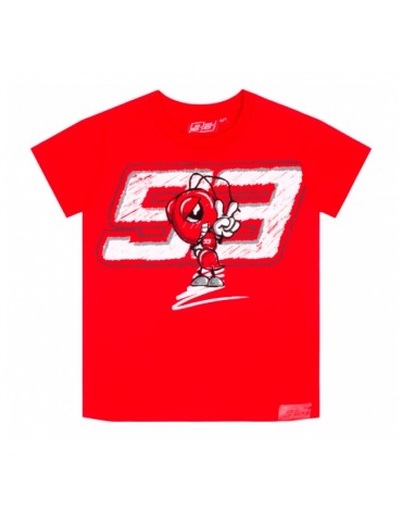 Camiseta MARQUEZ Niño rojo