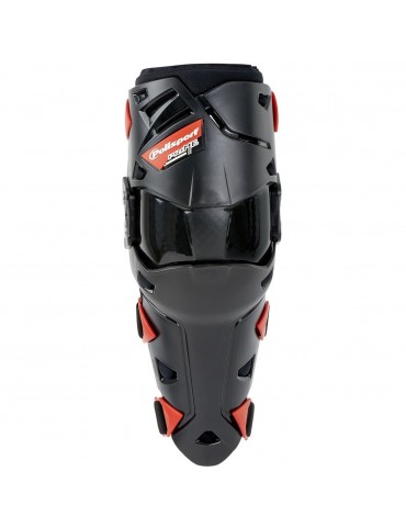 Nero GES 4Pcs Moto Ginocchio Gomito Protector Motocross Racing Knee Shin Guard Pads Gear Protettivo per Adulti 