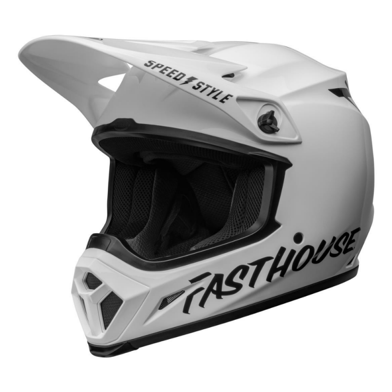 white bell motocross helmet