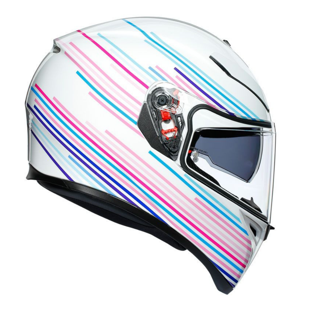 agv purple helmet