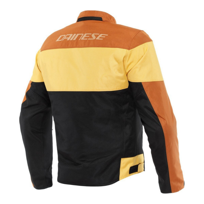 DAINESE Elettrica Air Tex black / brown / mineral yellow jacket