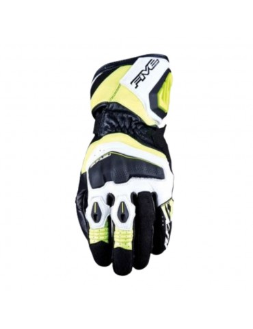 Five RFX4 Airflow Leather/Textile Adult Street Motorcycle Gloves Black 