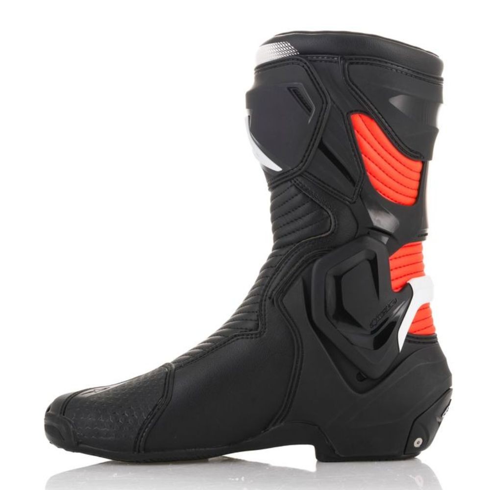 Boots ALPINESTARS Smx Plus V2 black / white fluor red - Motopasión Store