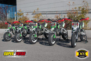 Motos utilizadas por los pilotos de los cursos de motociclismo