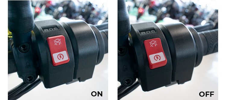 Revisa el botón del corte de encendido si tu moto no arranca